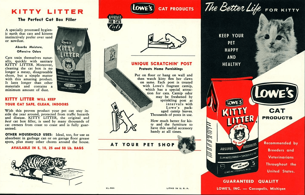 Publicité années 60 produits Lowe