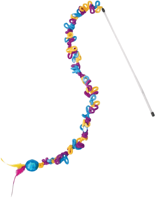 Canne a pêche pour chat