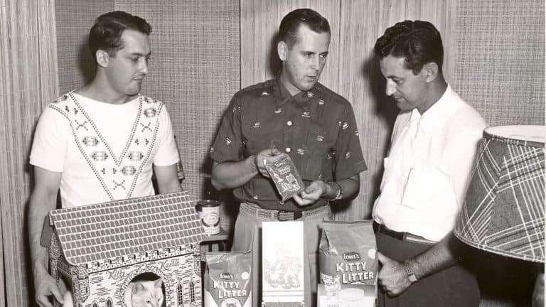 Ed Lowe et sa kitty litter