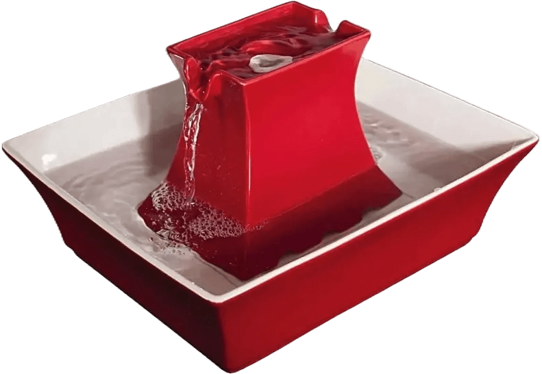 Fontaine pagode en céramique